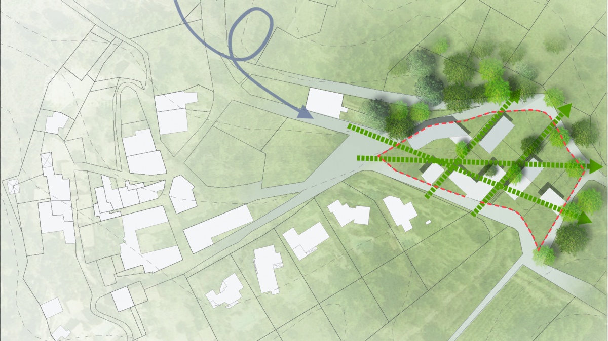 Urbanisme // Extension d'un hameau - Les Pesquis (11) : 05-Les pesquis_extension hameau_schema 4