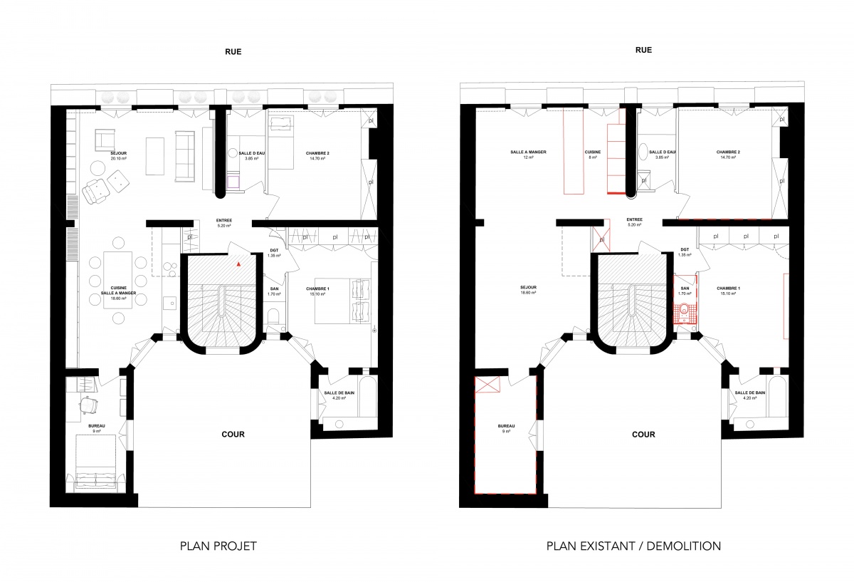 M15 - RENOVATION APPARTEMENT & MOBILIER PARIS 15