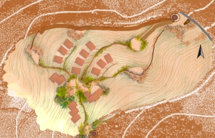 Module BIOCLIMATIQUE - Creation de 17 Logements - 2005 : Plan de Masse