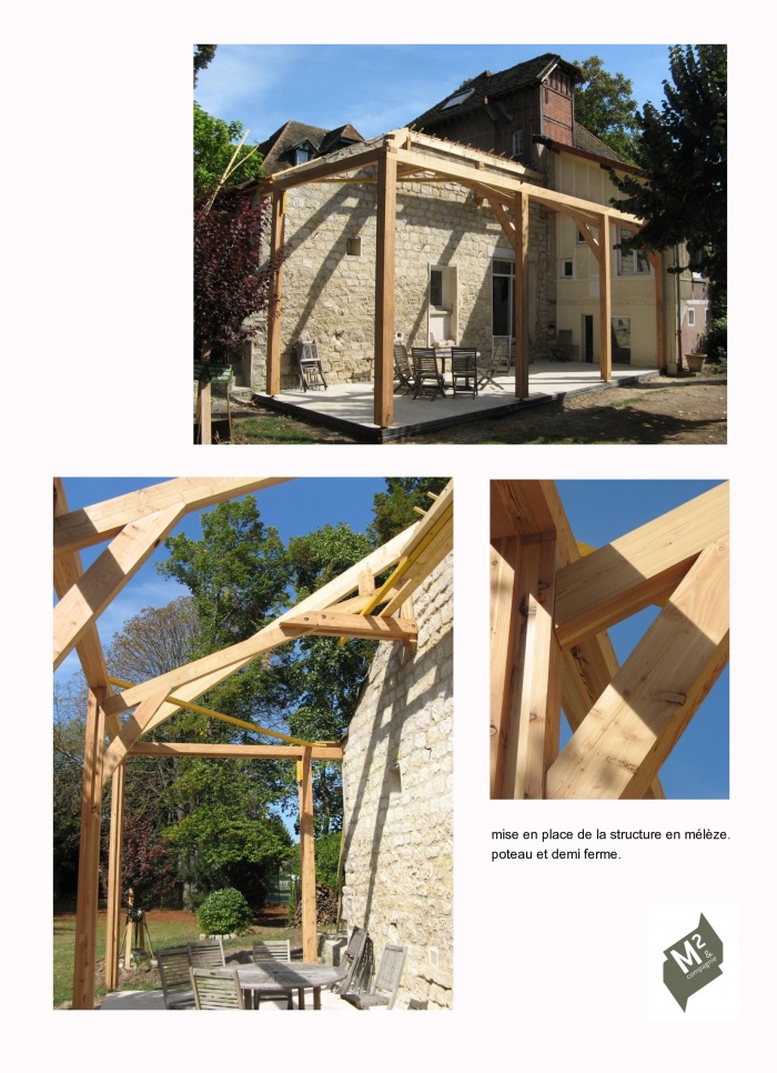extension bois en mlze : structure rueil malmaison