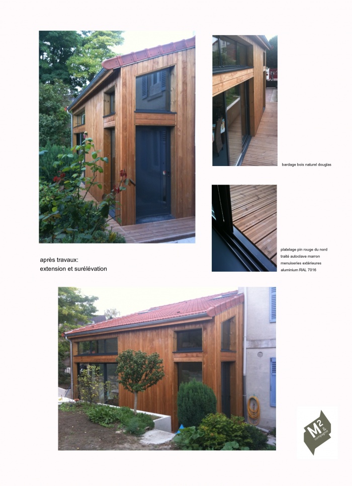 extension/surélévation à ossature bois