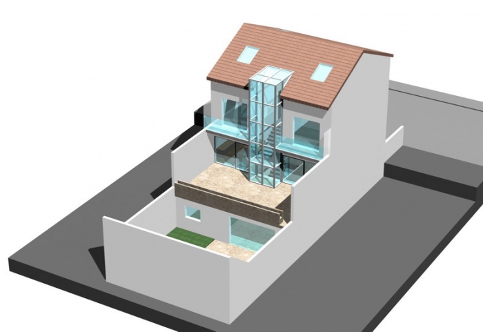 Surélévation et rénovation d'une maison