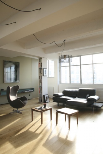 Loft Paris 19 : living