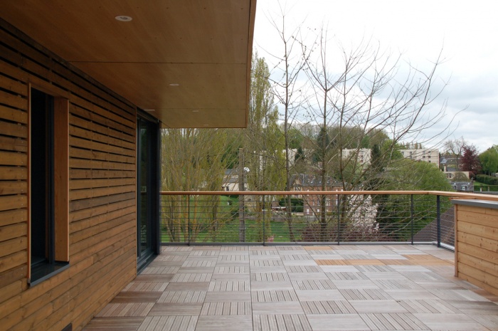 Maison BBC : vue terrasse haute - copie