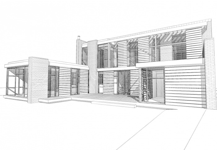 Villa contemporaine : Kevin Velghe Architecte-Sameon-3D