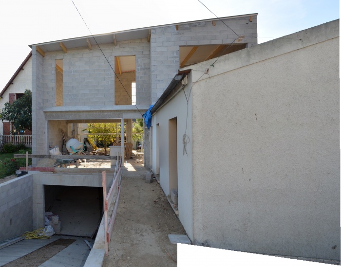 Surlvation, extension et ramnagement d'une maison : B8