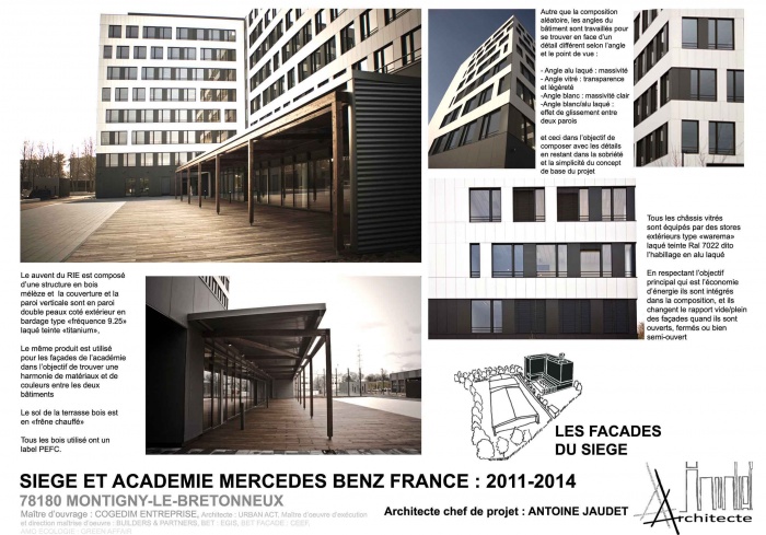 SIEGE ET ACADEMIE MERCEDES BENZ FRANCE : MBF 4