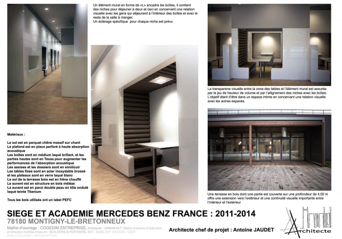 SIEGE ET ACADEMIE MERCEDES BENZ FRANCE : MBF 12