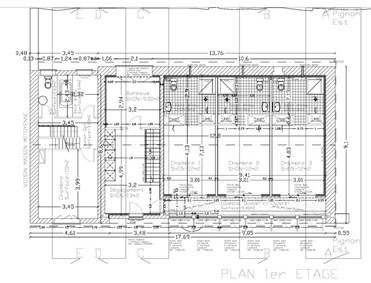 Longre Chambre d'hte : plan