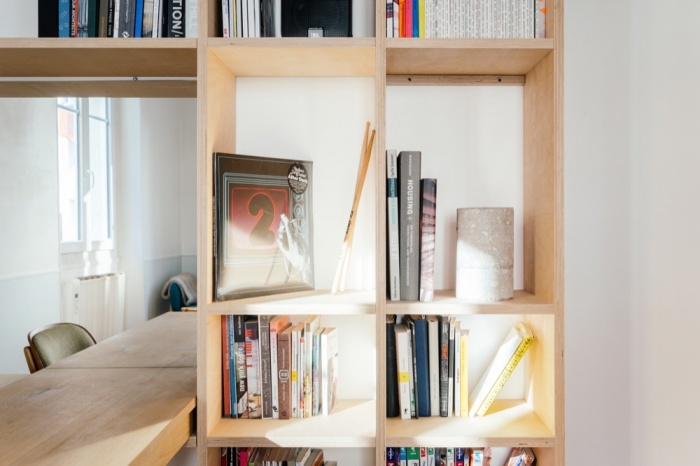 Rnovation d'un appartement duplex : 22 Bibliothe?que zoom 2