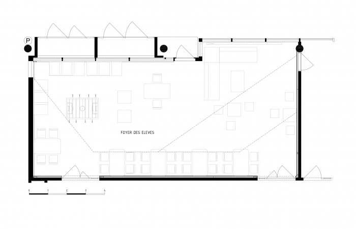 Cration du foyer des lves dans un lyce : PLAN-BOOK-LA-TOURNELLE-ECHELLE-LIGHT